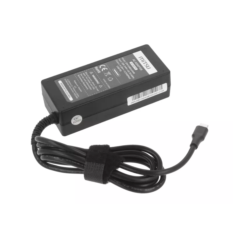 Laptop-Netzteil 65W USB-C 5V-9V-12V-15V-20V/3A, 20V/3,25A PD