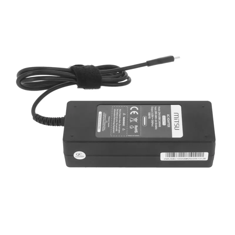 Laptop-Netzteil-Adapter 100W USB Typ C USB-C 5V-9V-12V-15V/3A, 20V/5A PD