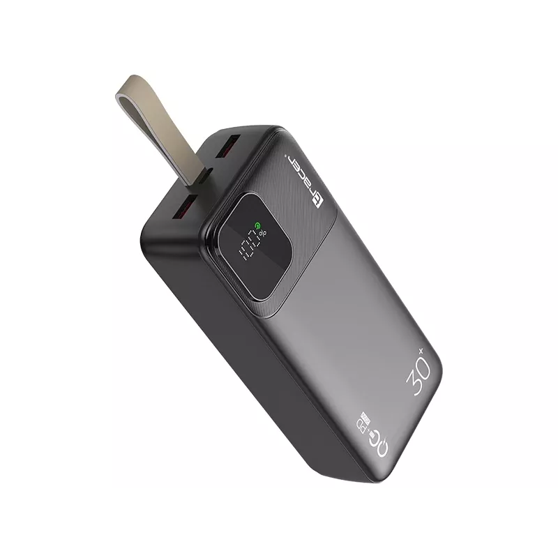 Tracer 47824 Prime-V3 30000mAh QC22.5W+PD20W Power Bank, Schwarz