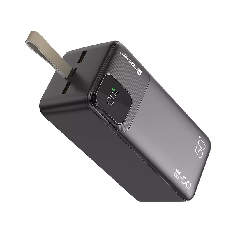 Tracer 47825 Prime-V5 50000mAh QC22.5W+PD20W Powerbank, Schwarz