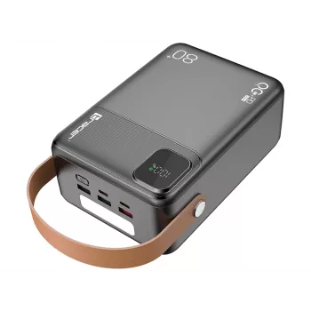 Tracer 47826 Prime-V8 80000mAh QC22.5W+PD20W Powerbank, Schwarz
