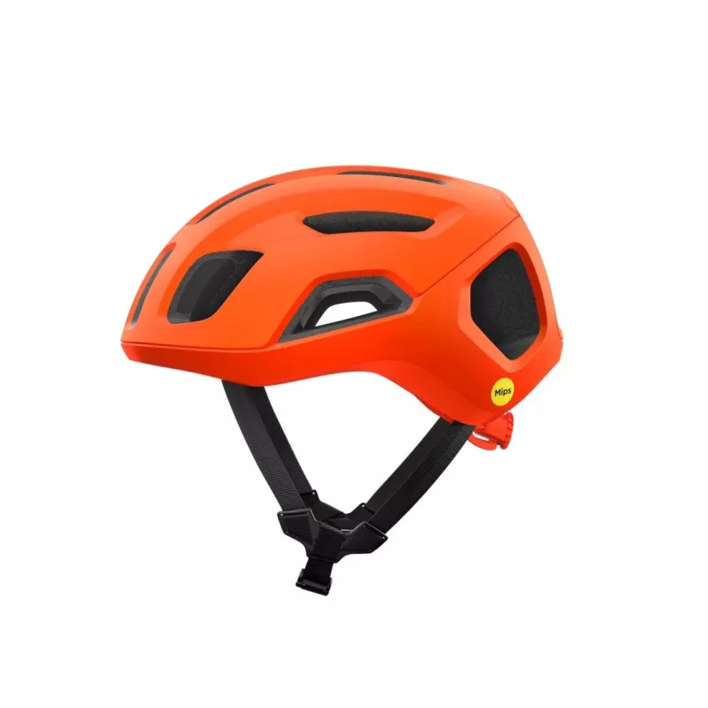POC Ventral Air MIPS Fahrradhelm, fluoreszierendes Orange matt, Größe S (50-56 cm)