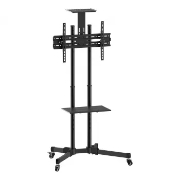 VALUE LCD-/TV-Rollständer, 37-70 Zoll, bis 50 kg, schwarz
