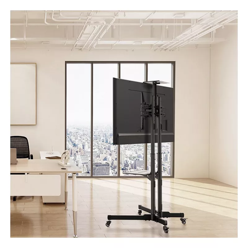 VALUE LCD-/TV-Rollständer, 37-70 Zoll, bis 50 kg, schwarz