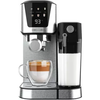 Cecotec Kaffeemaschine | Power Espresso 20 Cream | Pumpendruck 20 bar | Integrierter Milchaufschäumer | Halbautomatisch | 1350 W