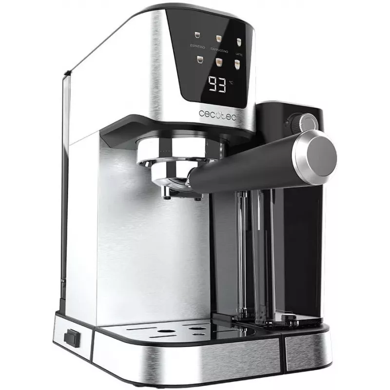 Cecotec Kaffeemaschine | Power Espresso 20 Cream | Pumpendruck 20 bar | Integrierter Milchaufschäumer | Halbautomatisch | 1350 W