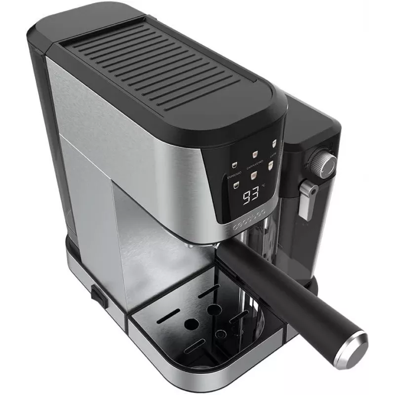 Cecotec Kaffeemaschine | Power Espresso 20 Cream | Pumpendruck 20 bar | Integrierter Milchaufschäumer | Halbautomatisch | 1350 W