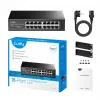Cudy FS1016 Netzwerk-Switch Fast Ethernet (10/100) Schwarz