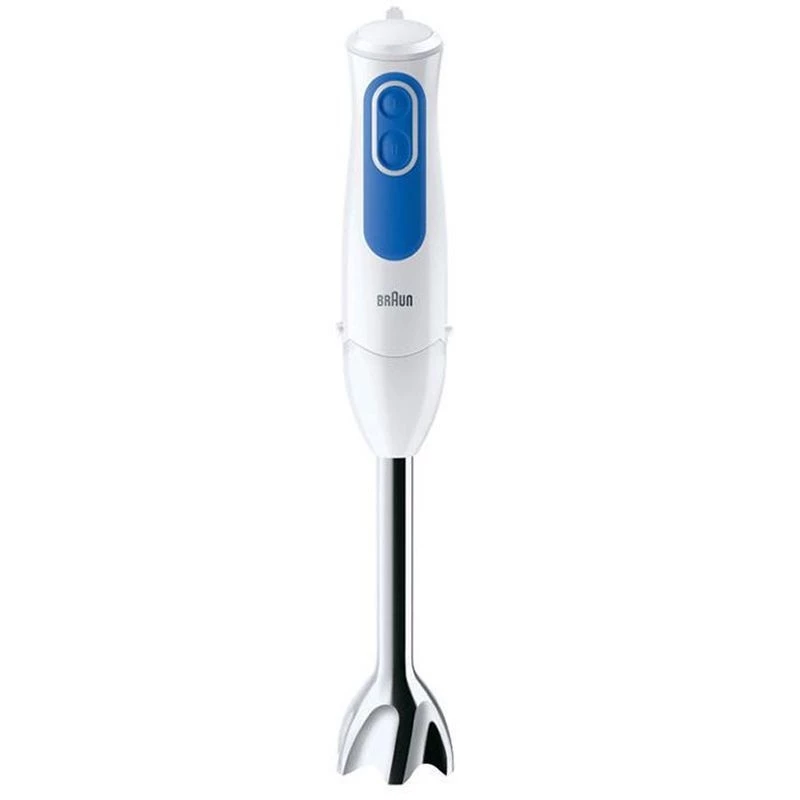 Braun | Stabmixer | MQ 3005 Pürierstab | Stabmixer | 700 W | Anzahl Geschwindigkeitsstufen 2 | Weiß/Blau