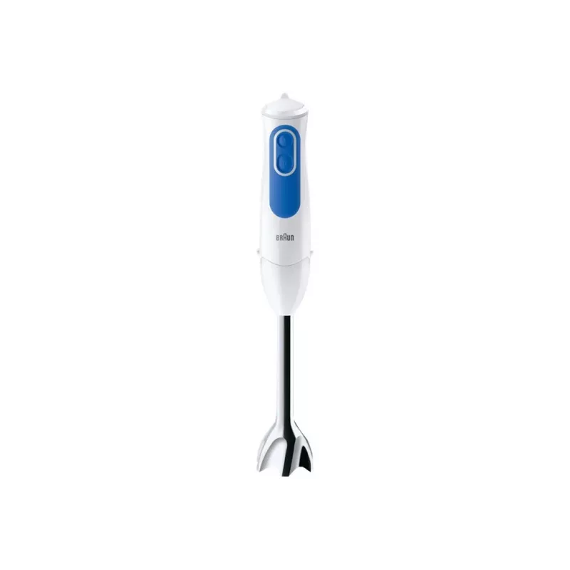 Braun | Stabmixer | MQ 3005 Pürierstab | Stabmixer | 700 W | Anzahl Geschwindigkeitsstufen 2 | Weiß/Blau
