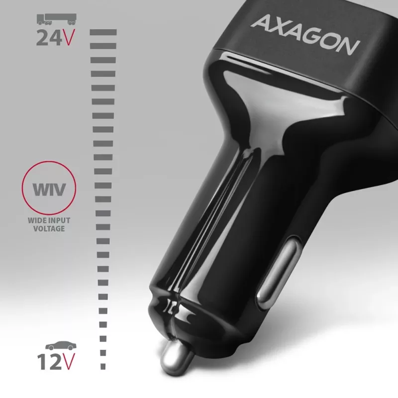 AXAGON PWC-PQ38 38W Autoladegerät 2x Port USB-A+C