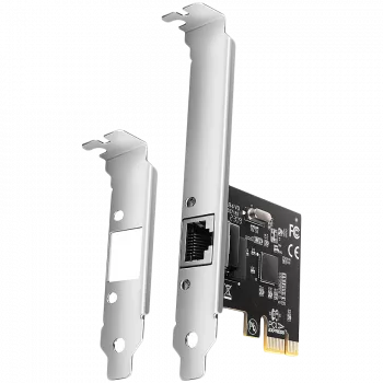 Axagon Gigabit Ethernet PCI-Express Netzwerkkarte mit neuer Version des Realtek Chipsatzes RTL8111L.