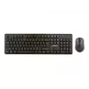 Gembird KBS-WCH-03 kabelloses Tastatur-Maus-Set, schwarz
