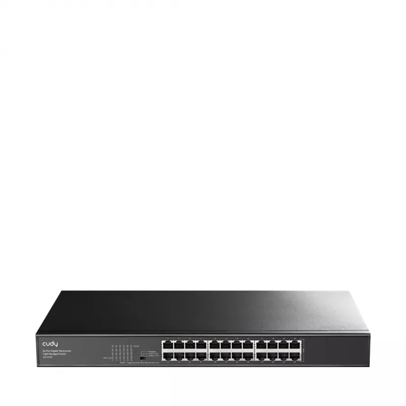 Cudy GS1024E Netzwerk-Switch Managed Gigabit Ethernet (10/100/1000) Schwarz