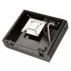 Akasa Euler S Lüfterloses Thin-Mini-ITX-Gehäuse, OEM – schwarz