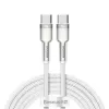 Kabel USB-C auf USB-C Baseus Cafule, 100W, 2m (weiß)
