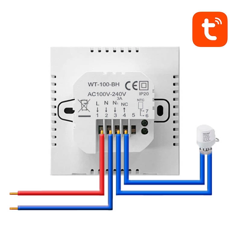 Avatto ZWT100 smarter Thermostat 3A ZigBee Warmwasserbereiter TUYA