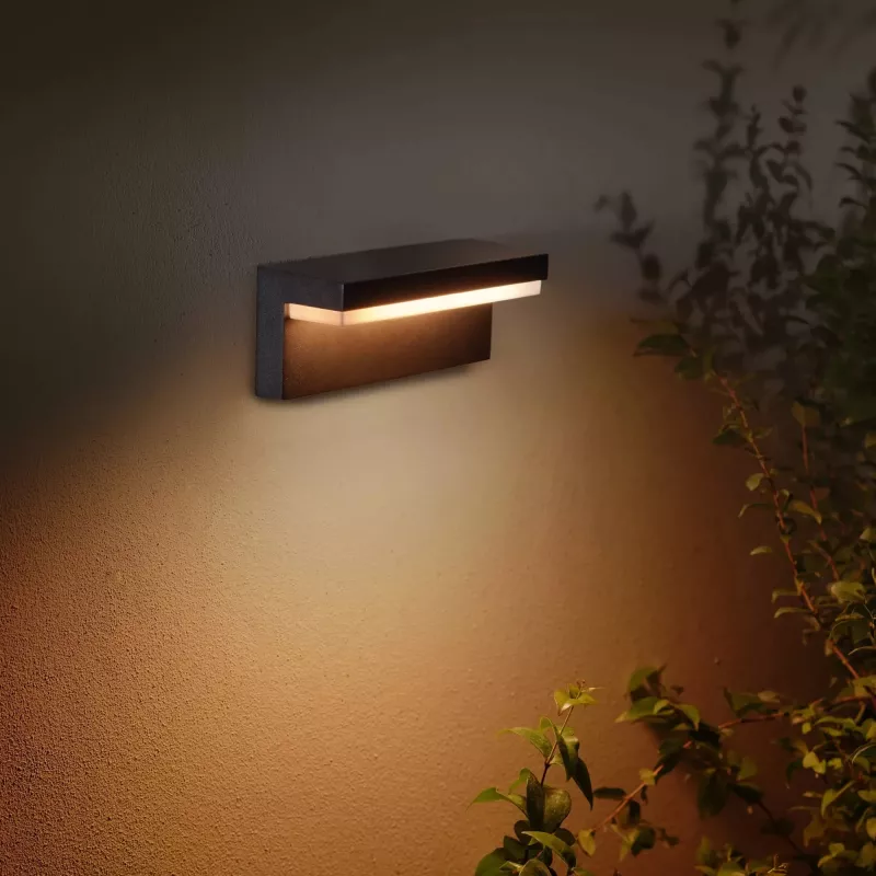 Philips Hue Nyro White & Cool Amb. Wandleuchte 1000lm schwarz