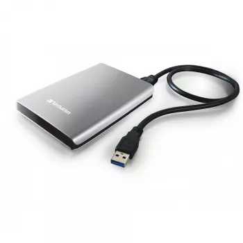 Verbatim Store 'n' Go USB 3.0 Portable Festplatte 2 TB Silber