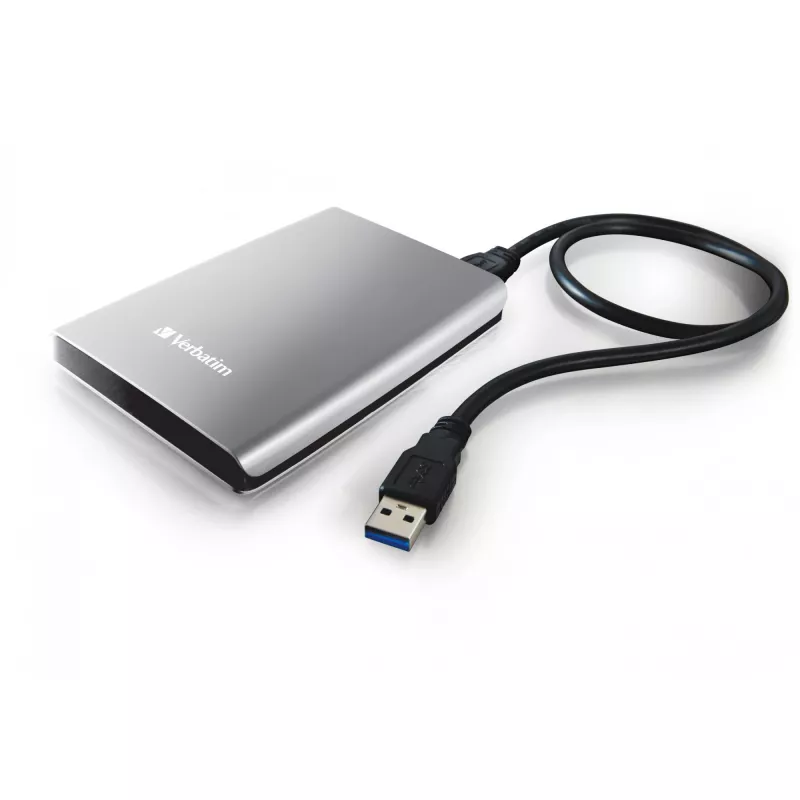 Verbatim Store 'n' Go USB 3.0 Portable Festplatte 2 TB Silber