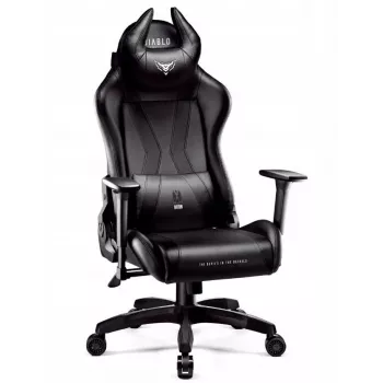 Diablo X-HORN 2.0. Schwarzer und schwarzer Gaming-Stuhl