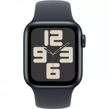 APPLE Watch SE GPS + Cellular 40 mm Mitternacht Aluminiumgehäuse mit Mitternacht Sportarmband – S/M