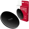 AXAGON WDC-P10T dünnes kabelloses Schnelllade-Pad, Qi 5/7,5/10 W, Micro-USB