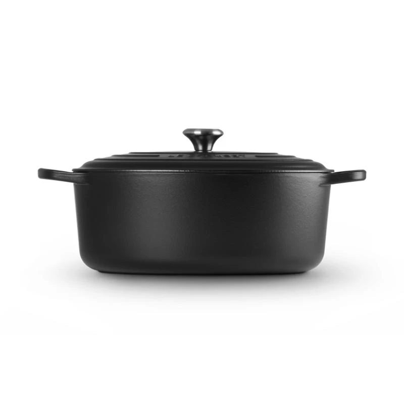Le Creuset Signature Bräter oval 35 cm schwarz (21178350000430)
