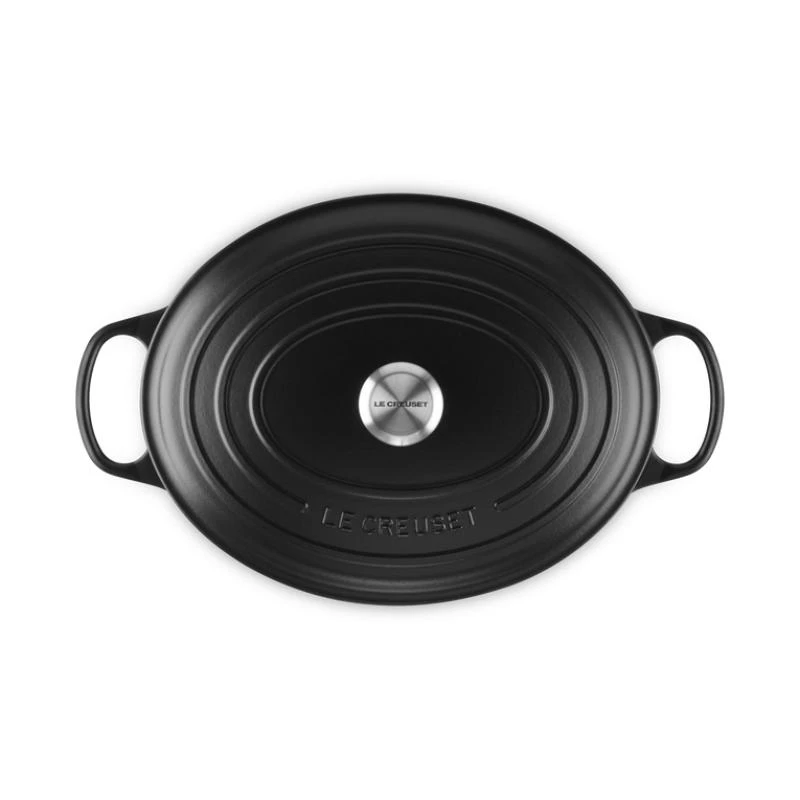 Le Creuset Signature Bräter oval 35 cm schwarz (21178350000430)