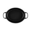 Le Creuset Signature Bräter oval 35 cm schwarz (21178350000430)