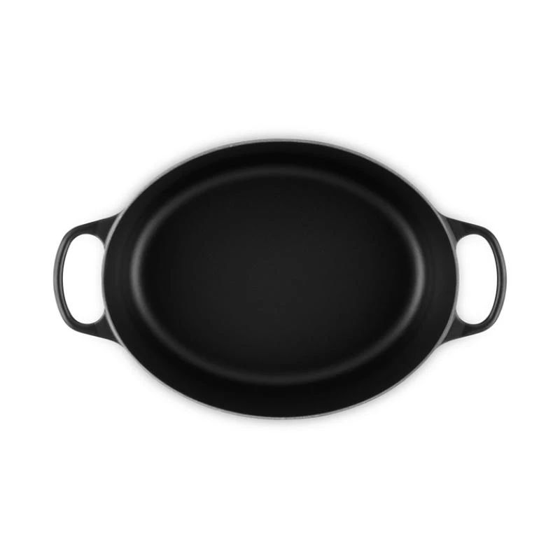 Le Creuset Signature Bräter oval 35 cm schwarz (21178350000430)