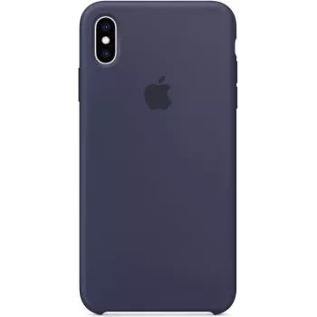 Apple Silikon Case für iPhone XS Max Midnight Blue