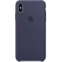 Apple Silikon Case für iPhone XS Max Midnight Blue