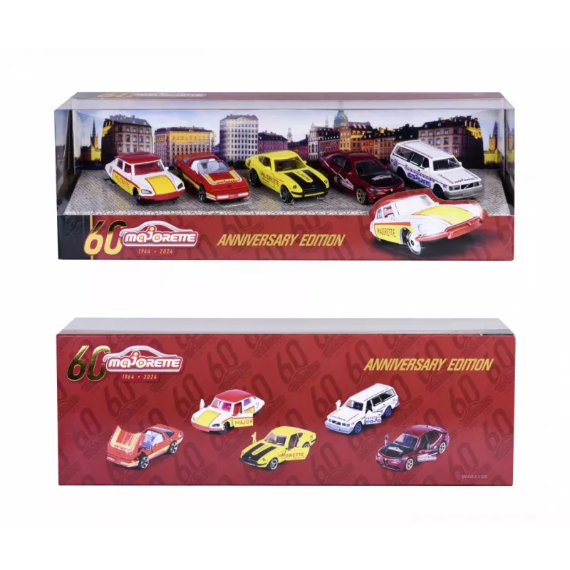 Fahrzeugset Majorette 60th Anniversary 5er-Pack