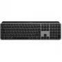 Logitech Master Series MX Keys S für Mac - Tastatur - Vollformat - hintergrundbeleuchtet - kabellos - Bluetooth LE - AZERTY - Französisch - Space-Grau (920-011625)