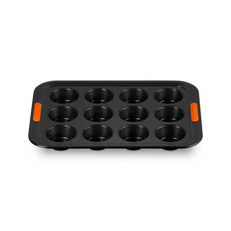 Le Creuset Muffinform aus Kohlenstoffstahl, antihaftbeschichtet, 12 Stück (46058000010000)