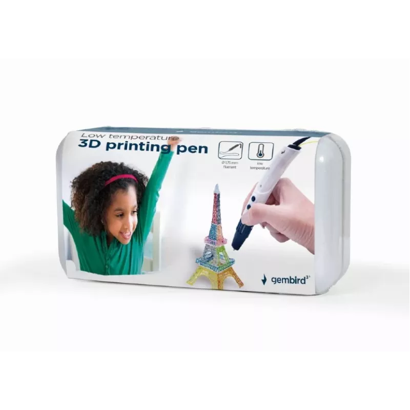 Gembird Niedertemperatur-3D-Druckstift | Weiß