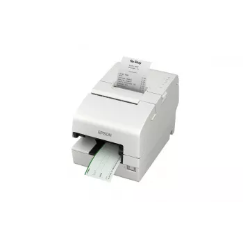 Epson TM-H6000VI, Cutter, USB, RS232, Ethernet, OPOS, Weiß Multifunktionsdrucker, Thermodirekt, Nadeldruck, 7 Punkte/mm (180 dpi), Medienbreite (max.): 80 mm, Rollendurchmesser