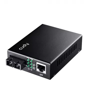 Cudy MC100MA-2 Netzwerk-Medienkonverter 1000 Mbit/s 1310 nm Multimode Schwarz