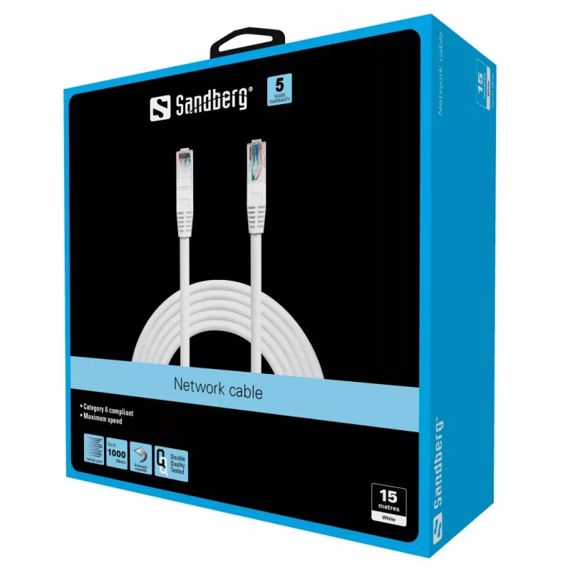 SANDBERG Netzwerkkabel - RJ-45 (M) auf RJ-45 (M)