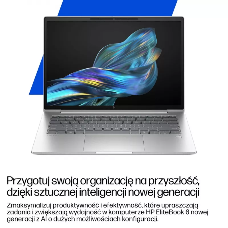 HP EliteBook 6 G1a Next Gen AI PC Copilot+ PC AMD Ryzen AI 5 340 Laptop 35,6 cm (14) WUXGA 16 GB DDR5-SDRAM 512 GB SSD Wi-Fi 6E (802.11ax) Windows 11 Pro Silber