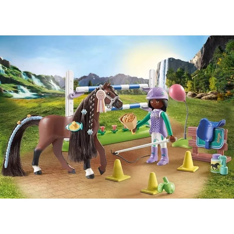 Figurenset Pferde 71355 Zoe und Blaze mit Hindernissen