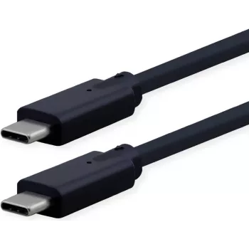 ROLINE - USB-Kabel - 24-Pin USB-C (M) auf 24-Pin USB-C (M) - USB 3.2 - 48 V - 5 A - 1,5 m - USB-Stromversorgung (240 W) - Schwarz (11.02.9077)