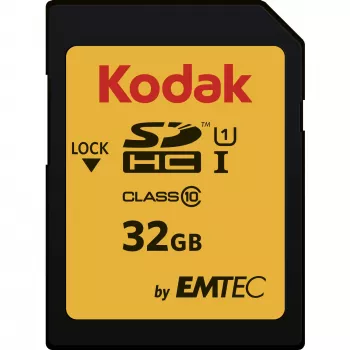 Kodak – Flash-Speicherkarte – 32 GB – UHS-I U1 / Class10 – 580x – SDHC UHS-I (EKMSD32GHC10K)