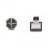DeLOCK 60077 Kabeladapter M12 RJ-45 Schwarz - türkis (60077)