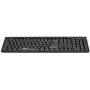 GCQ CleanType Easy Basic - Tastatur – Kunststoff, für medizinische Umgebungen – waschbar – USB – QWERTY – USA – Schwarz