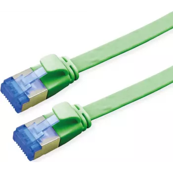VALUE Patchkabel Cat.6A (Klasse EA) FTP, extraflach, Grün, 1 m (21.99.2141)