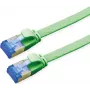 VALUE Patchkabel Cat.6A (Klasse EA) FTP, extraflach, Grün, 1 m (21.99.2141)