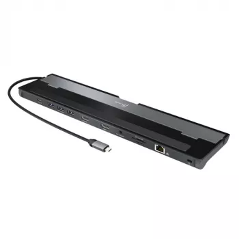 j5create JCD542-N USB-C® Dual HDMI™ Dockingstation – USB 3.2 Gen 1 (3.1 Gen 1) Typ-C – 3,5 mm – HDMI – RJ-45 – USB 3.2 Gen 1 (3.1 Gen 1) Typ-A – USB 3.2 Gen 1 (3.1 Gen 1) Typ-C