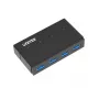 UNITEK Y-HB03001 Interface-Hub USB 3.2 Gen 1 (3.1 Gen 1) Typ-B 5000 Mbit/s Schwarz